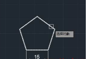 CAD如何按照比例縮放五邊形？